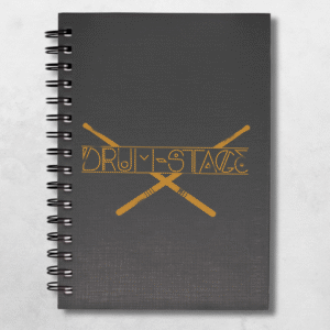 Cuaderno pequeño tamaño A5 de Drum Stage