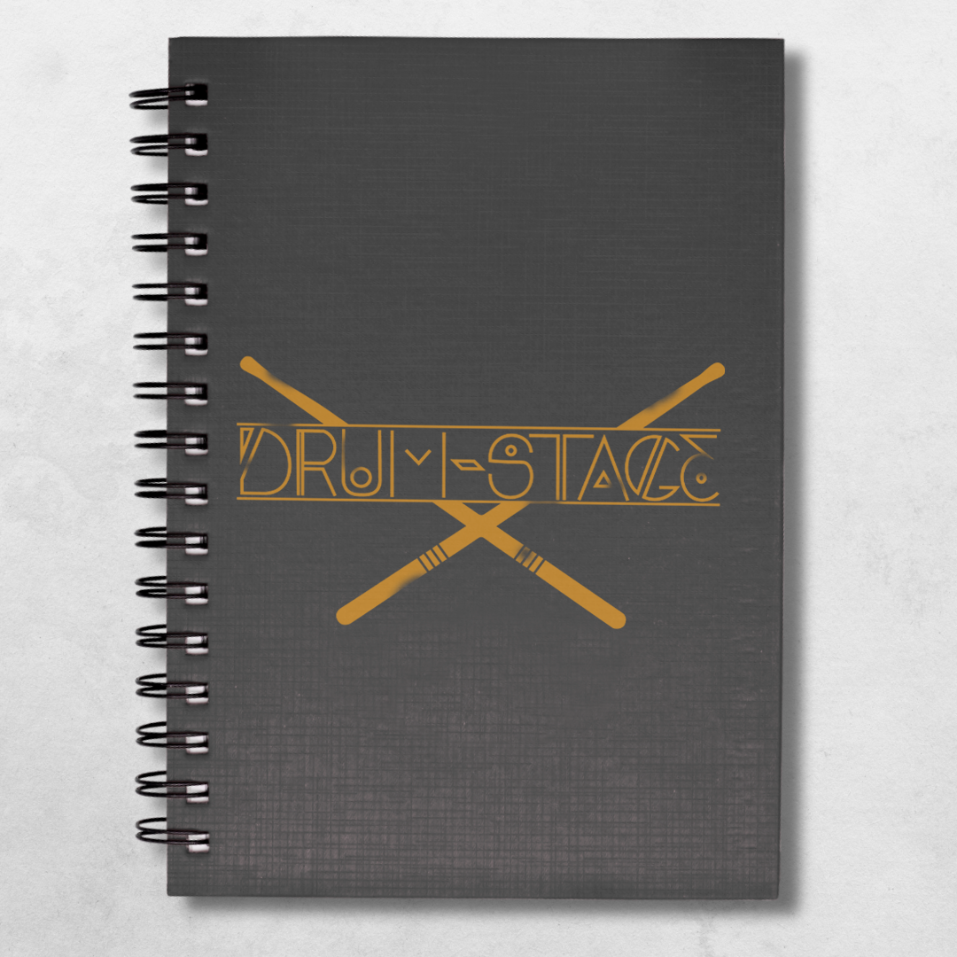 Cuaderno pequeño tamaño A5 de Drum Stage