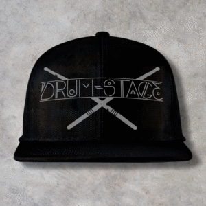 Gorra negra de Drum Stage