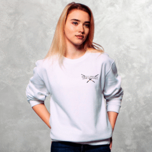 Sudadera blanca Drum Stage